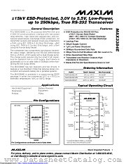 MAX3384ECAP+ datasheet pdf MAXIM - Dallas Semiconductor