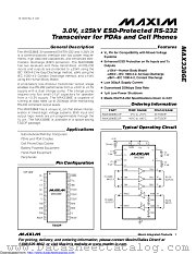 MAX3386ECUP+ datasheet pdf MAXIM - Dallas Semiconductor