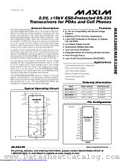 MAX3388ECUG+ datasheet pdf MAXIM - Dallas Semiconductor