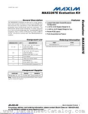 MAX3397EEVKIT+ datasheet pdf MAXIM - Dallas Semiconductor