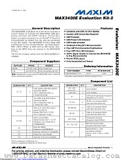 MAX3420EEVKIT-2+ datasheet pdf MAXIM - Dallas Semiconductor
