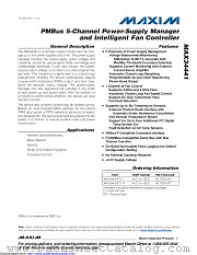 MAX34441ETL+T datasheet pdf MAXIM - Dallas Semiconductor