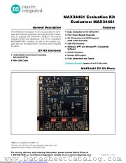 MAX34461EVKIT# datasheet pdf MAXIM - Dallas Semiconductor