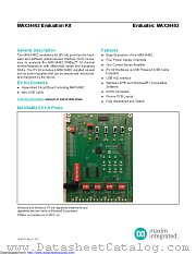 MAX34462EVKIT# datasheet pdf MAXIM - Dallas Semiconductor