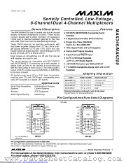 MAX349EAP+ datasheet pdf MAXIM - Dallas Semiconductor