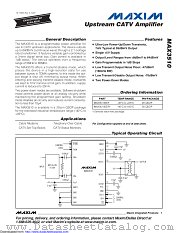 MAX3510EEP-T datasheet pdf MAXIM - Dallas Semiconductor