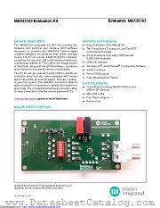 MAX35103EVKIT# datasheet pdf MAXIM - Dallas Semiconductor