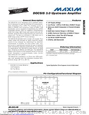 MAX3518ETPC+ datasheet pdf MAXIM - Dallas Semiconductor