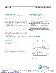 MAX3519ETP+ datasheet pdf MAXIM - Dallas Semiconductor