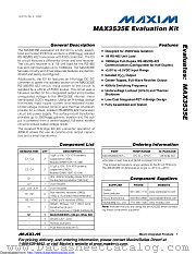 MAX3535EEVKIT datasheet pdf MAXIM - Dallas Semiconductor