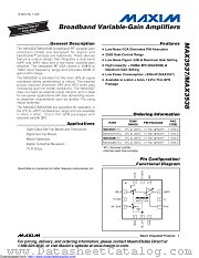 MAX3537 datasheet pdf MAXIM - Dallas Semiconductor