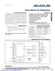 MAX3600AGTL/V+T datasheet pdf MAXIM - Dallas Semiconductor
