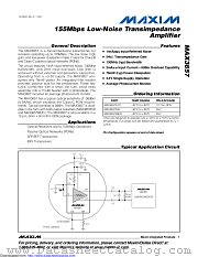 MAX3657ETC+T datasheet pdf MAXIM - Dallas Semiconductor