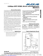 MAX3740AETG+ datasheet pdf MAXIM - Dallas Semiconductor