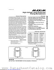 MAX379EWG+ datasheet pdf MAXIM - Dallas Semiconductor