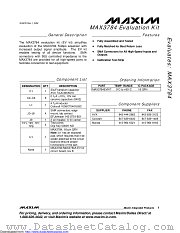 MAX3784EVKIT datasheet pdf MAXIM - Dallas Semiconductor