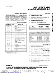 MAX3786EVKIT datasheet pdf MAXIM - Dallas Semiconductor