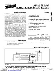 MAX3804ETE+T datasheet pdf MAXIM - Dallas Semiconductor