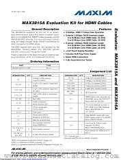 MAX3815AEVKIT datasheet pdf MAXIM - Dallas Semiconductor