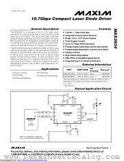 MAX3934BE/D datasheet pdf MAXIM - Dallas Semiconductor