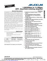 MAX3945ETE+ datasheet pdf MAXIM - Dallas Semiconductor