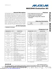 MAX3946EVKIT+ datasheet pdf MAXIM - Dallas Semiconductor