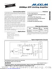 MAX3969E/D-B0H datasheet pdf MAXIM - Dallas Semiconductor