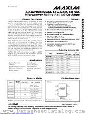 MAX4044ESD+T datasheet pdf MAXIM - Dallas Semiconductor