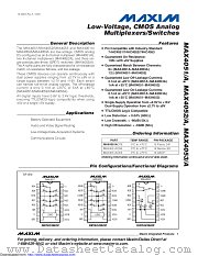 MAX4053CSE+T datasheet pdf MAXIM - Dallas Semiconductor