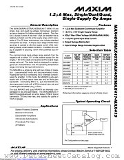 MAX417EPA+ datasheet pdf MAXIM - Dallas Semiconductor