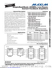 MAX4119ESD+ datasheet pdf MAXIM - Dallas Semiconductor