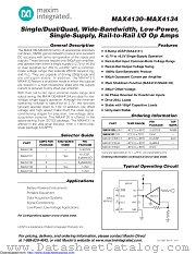 MAX4131ESA+T datasheet pdf MAXIM - Dallas Semiconductor