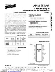 MAX4136EWG+ datasheet pdf MAXIM - Dallas Semiconductor