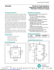 MAX4206ETE+CDP datasheet pdf MAXIM - Dallas Semiconductor