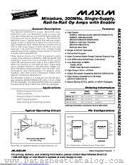 MAX4220ESD+ datasheet pdf MAXIM - Dallas Semiconductor