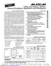 MAX4225ESA+ datasheet pdf MAXIM - Dallas Semiconductor