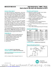 MAX4232AUA+T datasheet pdf MAXIM - Dallas Semiconductor