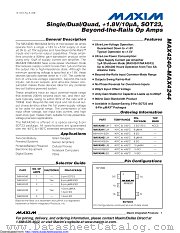 MAX4242EUA-T datasheet pdf MAXIM - Dallas Semiconductor