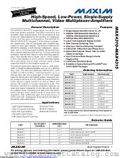 MAX4314ESD-T datasheet pdf MAXIM - Dallas Semiconductor