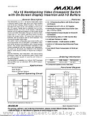 MAX4356ECD datasheet pdf MAXIM - Dallas Semiconductor