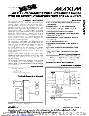 MAX4358ECE+D datasheet pdf MAXIM - Dallas Semiconductor