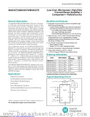 MAX4375TEUB+TG126 datasheet pdf MAXIM - Dallas Semiconductor