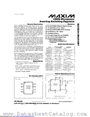 MAX634MJA/883B datasheet pdf MAXIM - Dallas Semiconductor