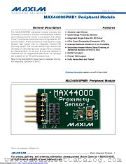 MAX44000PMB1# datasheet pdf MAXIM - Dallas Semiconductor