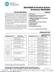 MAX44006EVSYS datasheet pdf MAXIM - Dallas Semiconductor