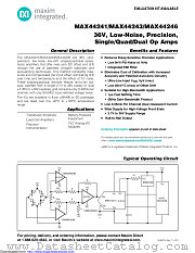 MAX44243ASD+T datasheet pdf MAXIM - Dallas Semiconductor