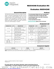 MAX44248EVKIT datasheet pdf MAXIM - Dallas Semiconductor
