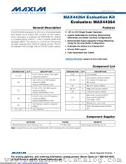 MAX44264EVKIT datasheet pdf MAXIM - Dallas Semiconductor