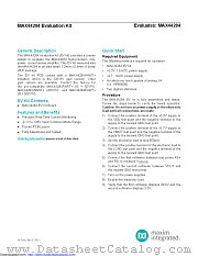 MAX44284EVKIT datasheet pdf MAXIM - Dallas Semiconductor