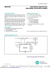 MAX44285LAWA+T datasheet pdf MAXIM - Dallas Semiconductor